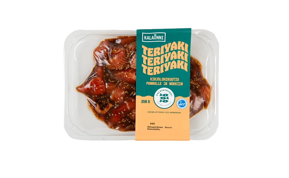 Kalaonni Teriyaki kirjolohikuutio
