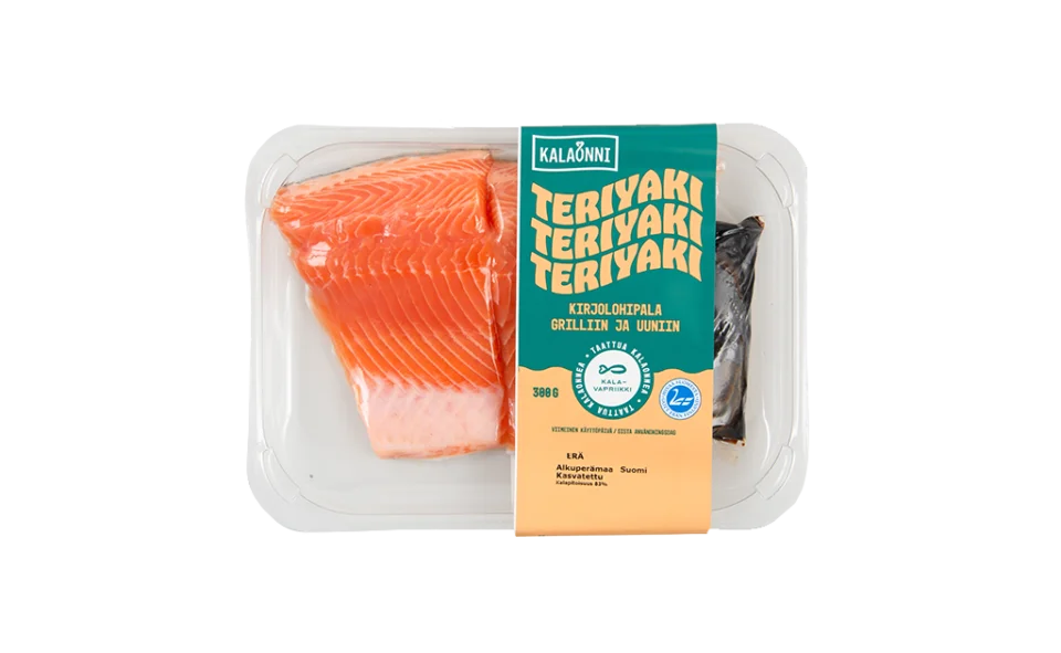 Kalaonni Teriyaki kirjolohipala