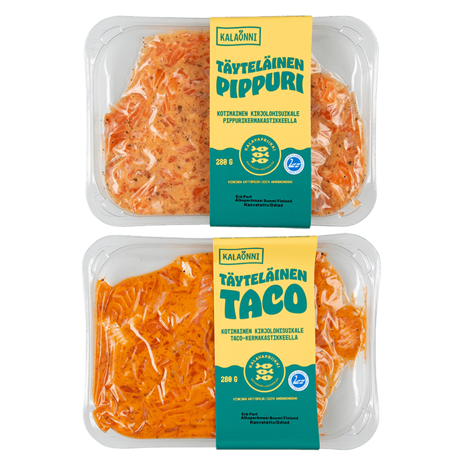 Kalaonni Täyteläinen Pippuri ja Täyteläinen Taco