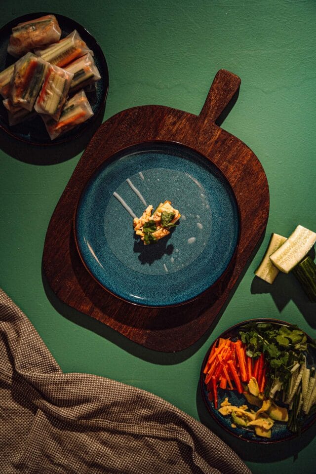 Kalaonni Pippuriset kirjolohi-riisipaperirullat