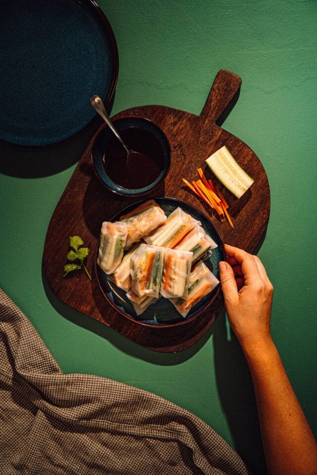 Kalaonni Pippuriset kirjolohi-riisipaperirullat