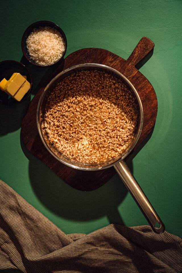 Kalaonni Pippurinen kirjolohi-sienirisotto