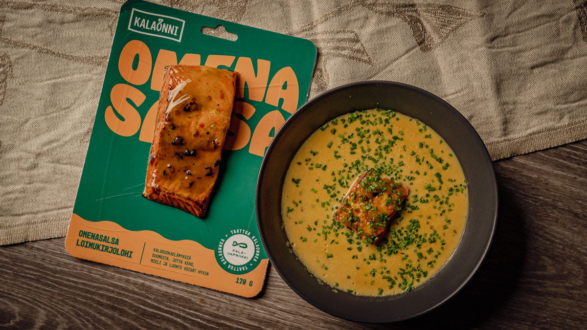 kalaonni resepti omenasalsa loimukirjohta ja kurpitsakeittoa